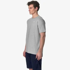 Polos & T-Shirts>K-WAY Adame Stretch Grey Mel