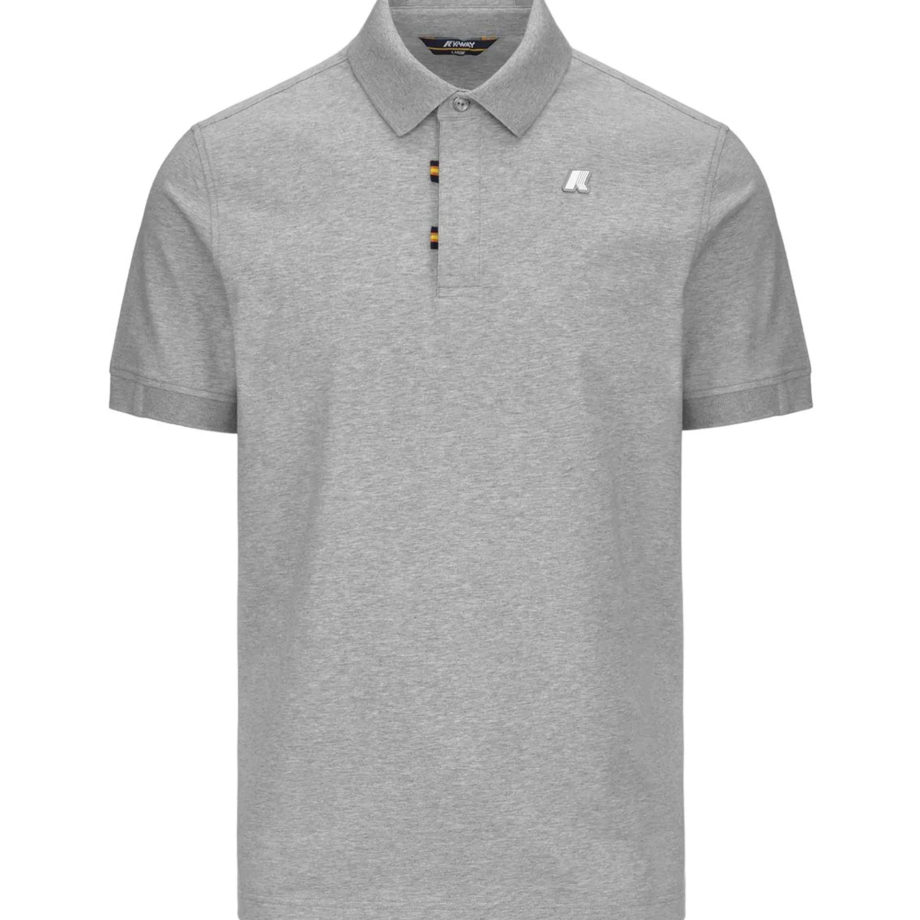 Polos & T-Shirts>K-WAY Alderic Grey Mel