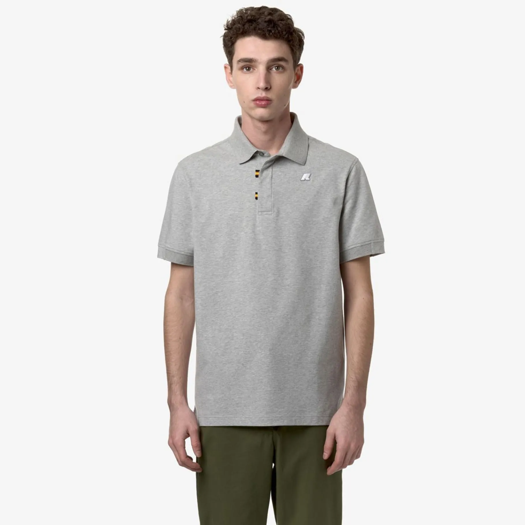 Polos & T-Shirts>K-WAY Alderic Grey Mel