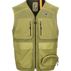 Vestes & Blousons>K-WAY Allos Risptop Green Celery