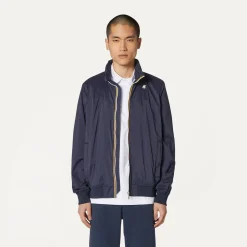 Vestes & Blousons>K-WAY Amaury Stretch Nylon Jerseybleu Fonce