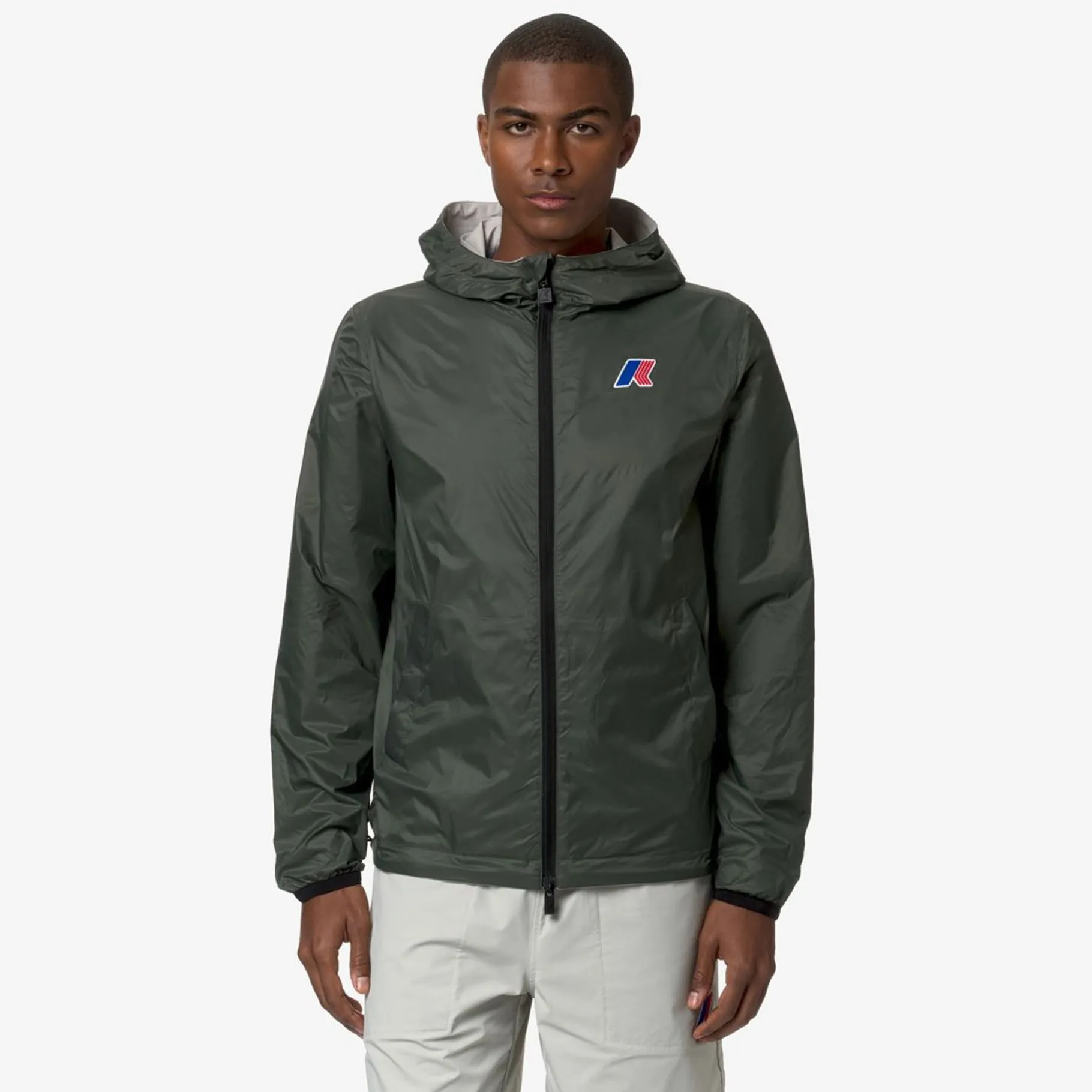 Vestes & Blousons>K-WAY Anthony Lf - Beige Green B -