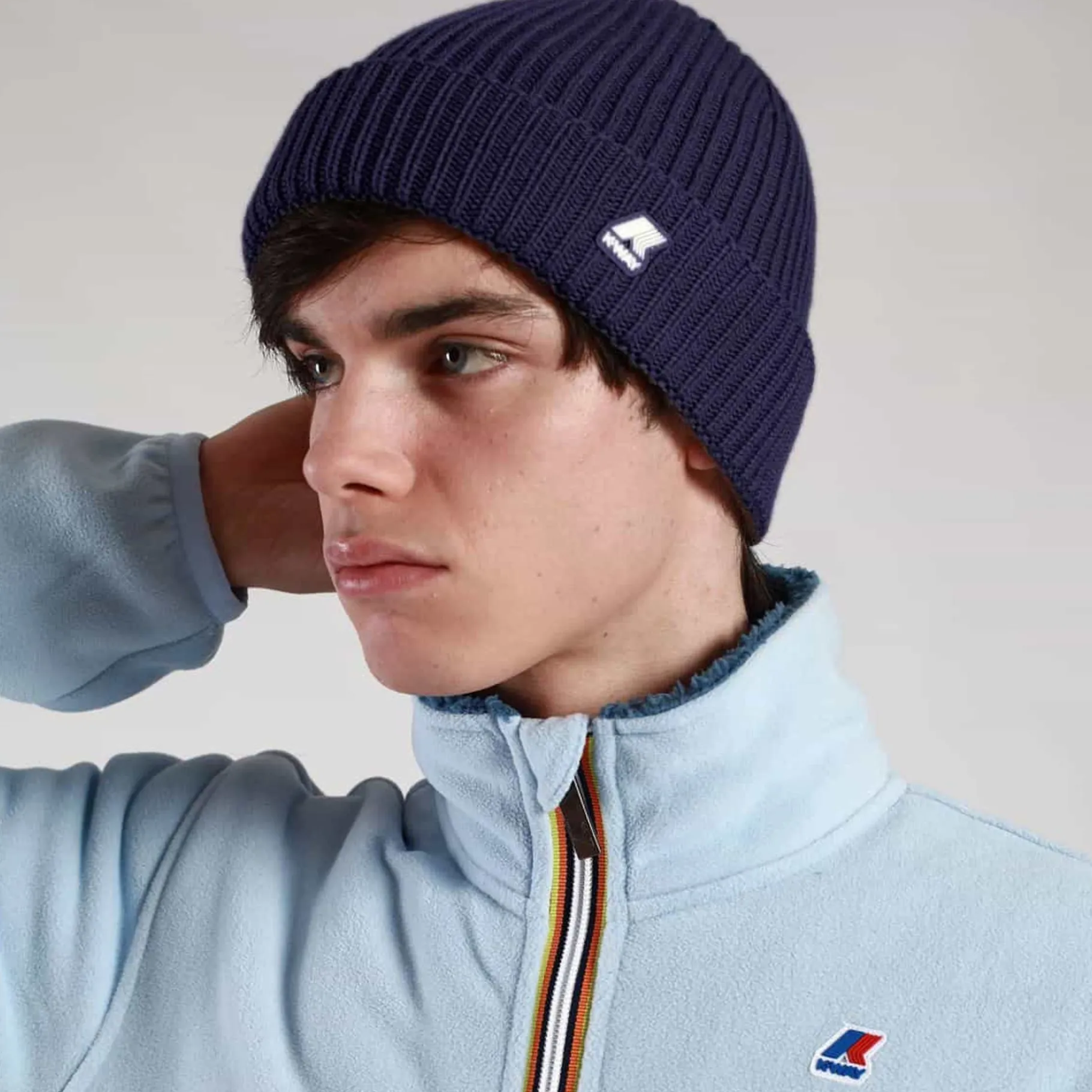 Bonnets, Bobs Et Casquettes>K-WAY Brice Cardigan Stitch Depht Blue