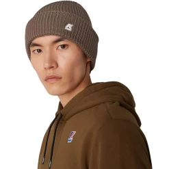 Bonnets, Bobs Et Casquettes>K-WAY Brice Cardigan Stitch Wool Beige Taupe