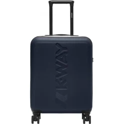 Sacs De Voyage & Valises>K-WAY Cabine Trolley Small Blue Depht