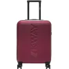 Sacs De Voyage & Valises>K-WAY Cabine Trolley Small -Red Dk - Blue Md Cobal