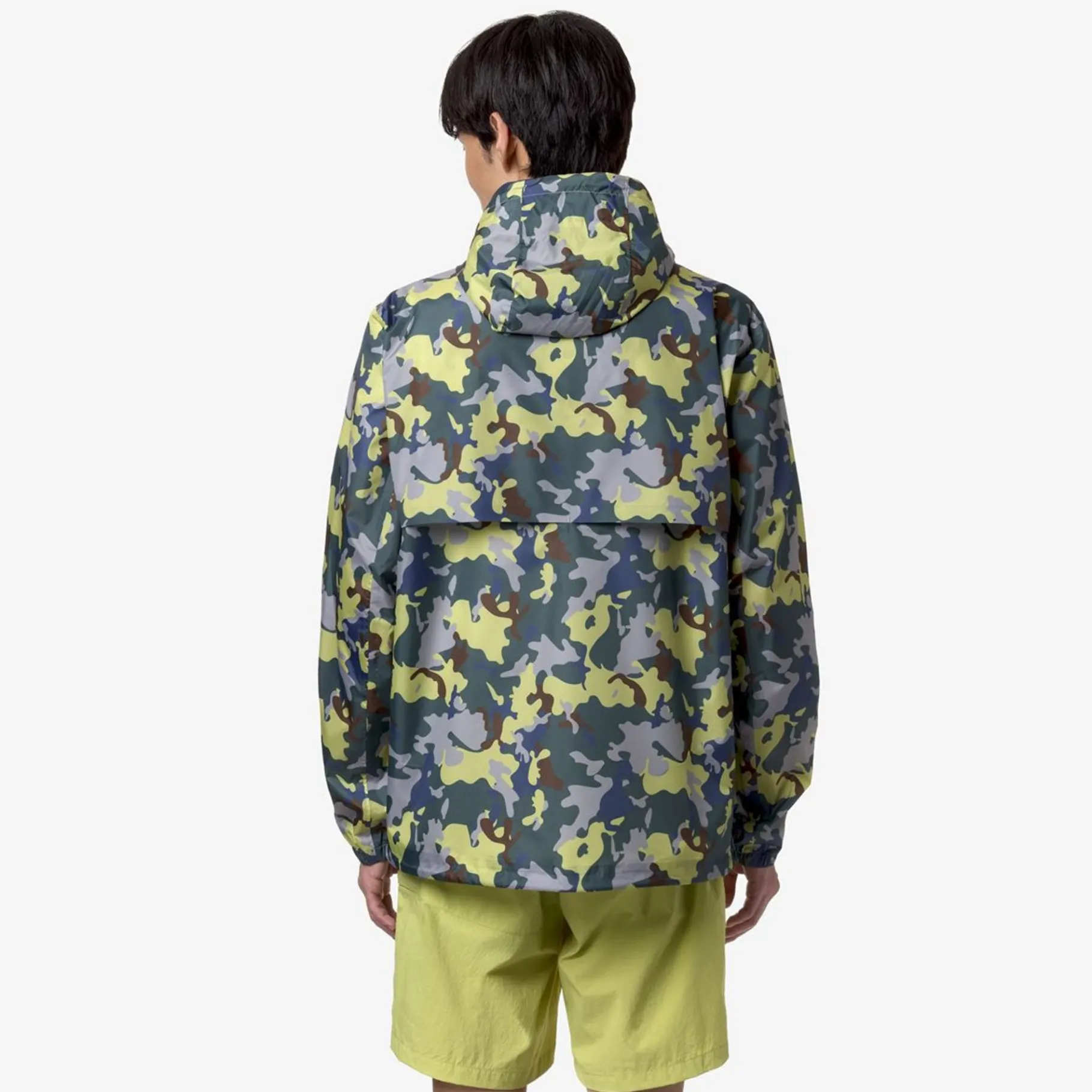 Vestes & Blousons>K-WAY Cleon Nylon Ripstop Camouflage Hiking Grap