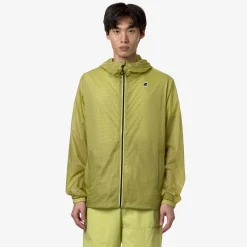 Vestes & Blousons>K-WAY Cleon Nylon Ripstop Green Celery Ripstop