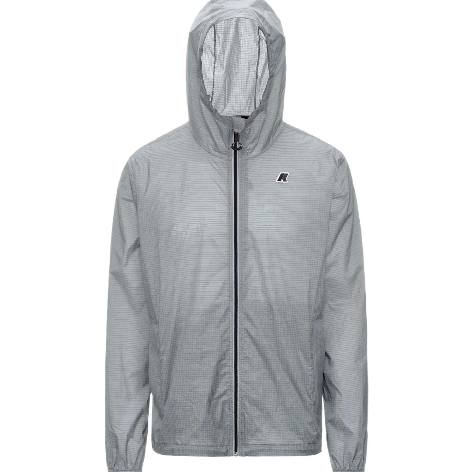 Vestes & Blousons>K-WAY Cleon Nylon Ripstop Grey Ash