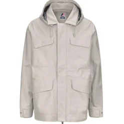 Vestes & Blousons>K-WAY Erhal Linen Blend Beige