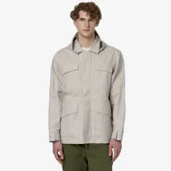 Vestes & Blousons>K-WAY Erhal Linen Blend Beige