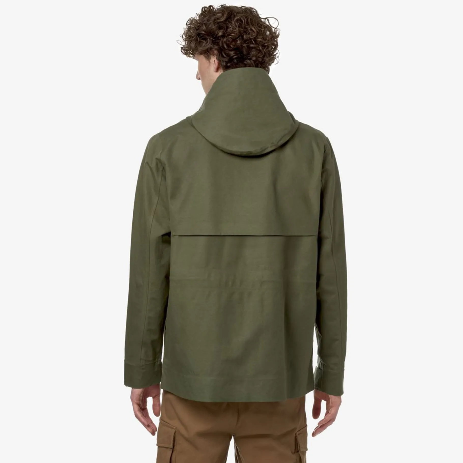 Vestes & Blousons>K-WAY Erhal Linen Blend Green Cypress