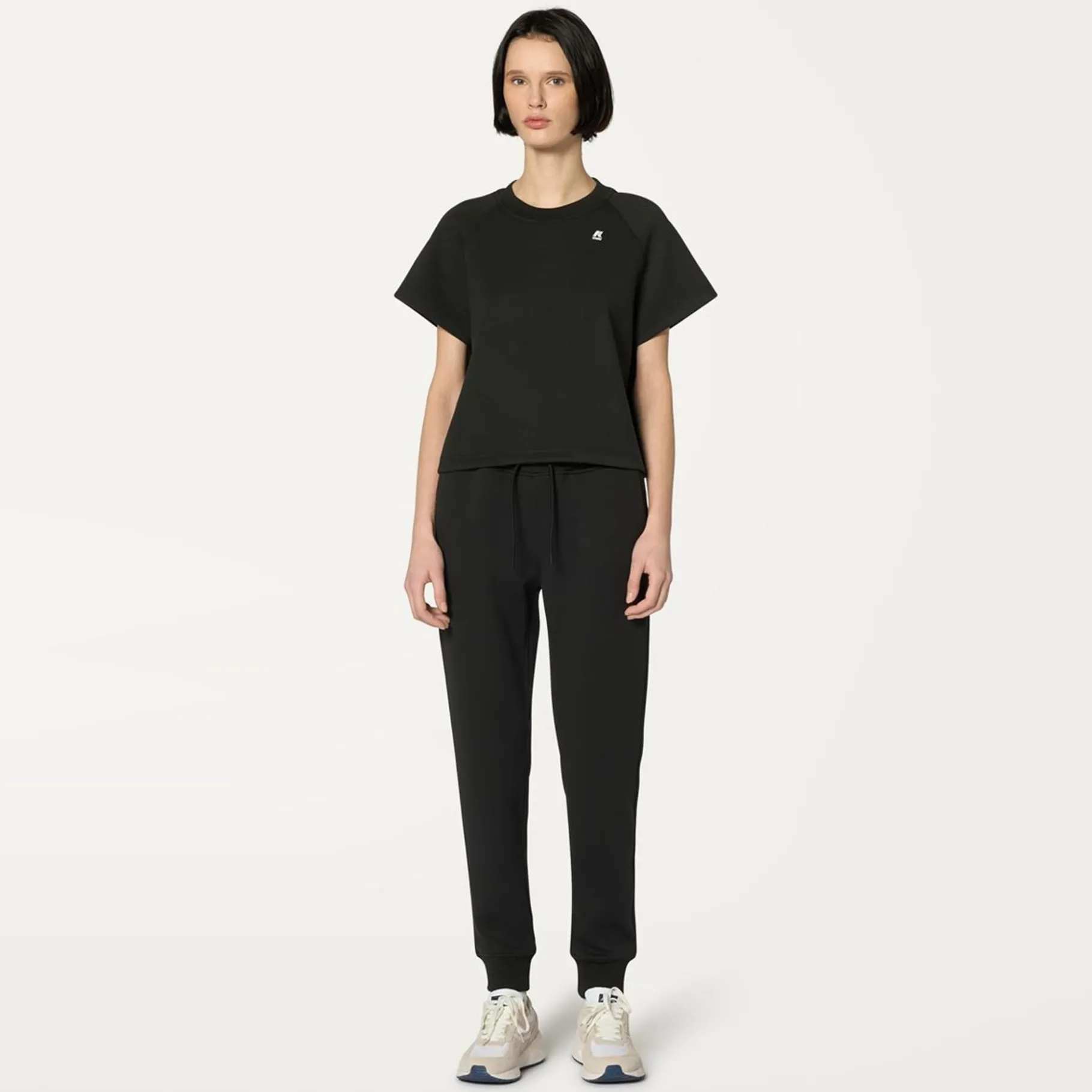 Shorts & Pantalons>K-WAY Ginevra Light Spacer Black Pure