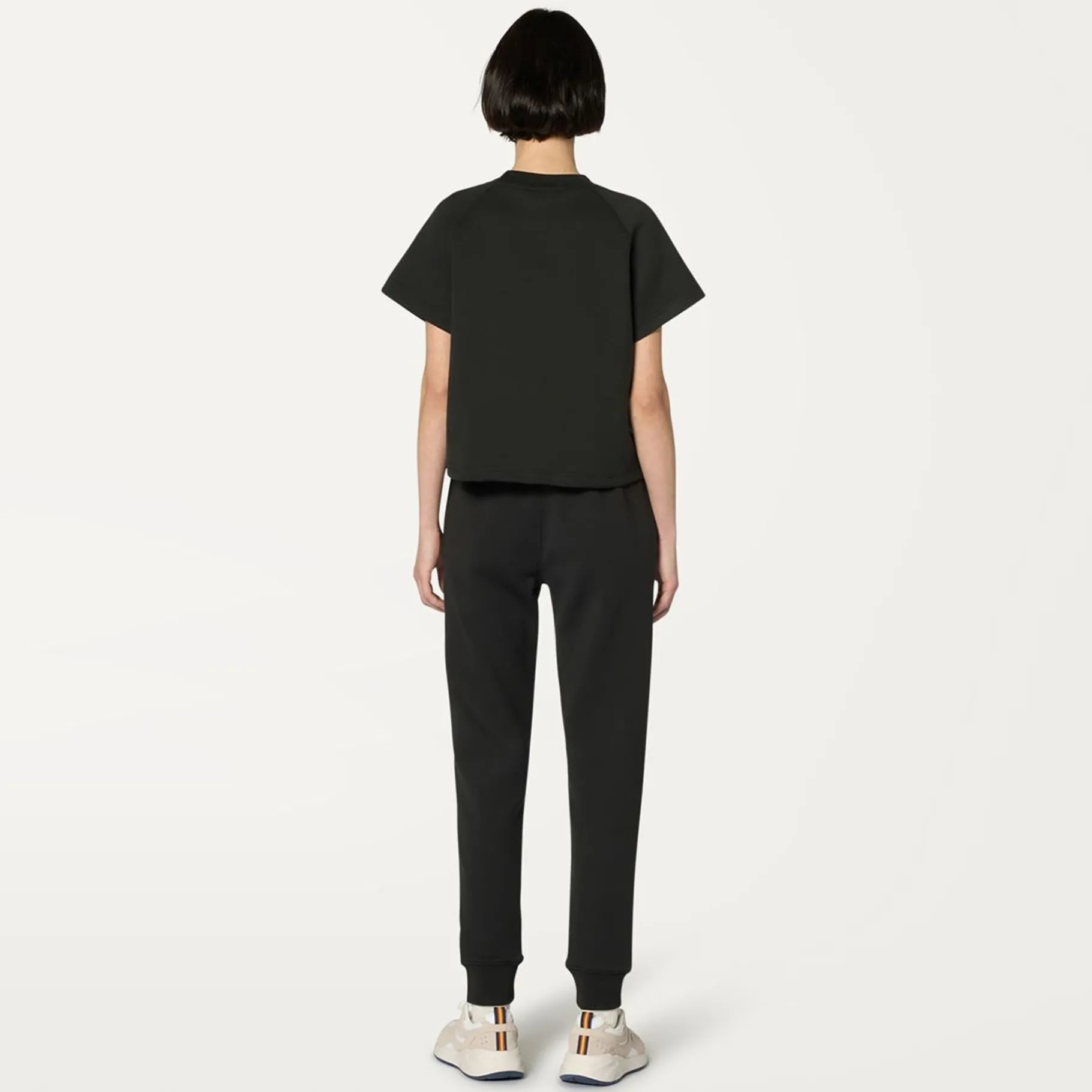 Shorts & Pantalons>K-WAY Ginevra Light Spacer Black Pure