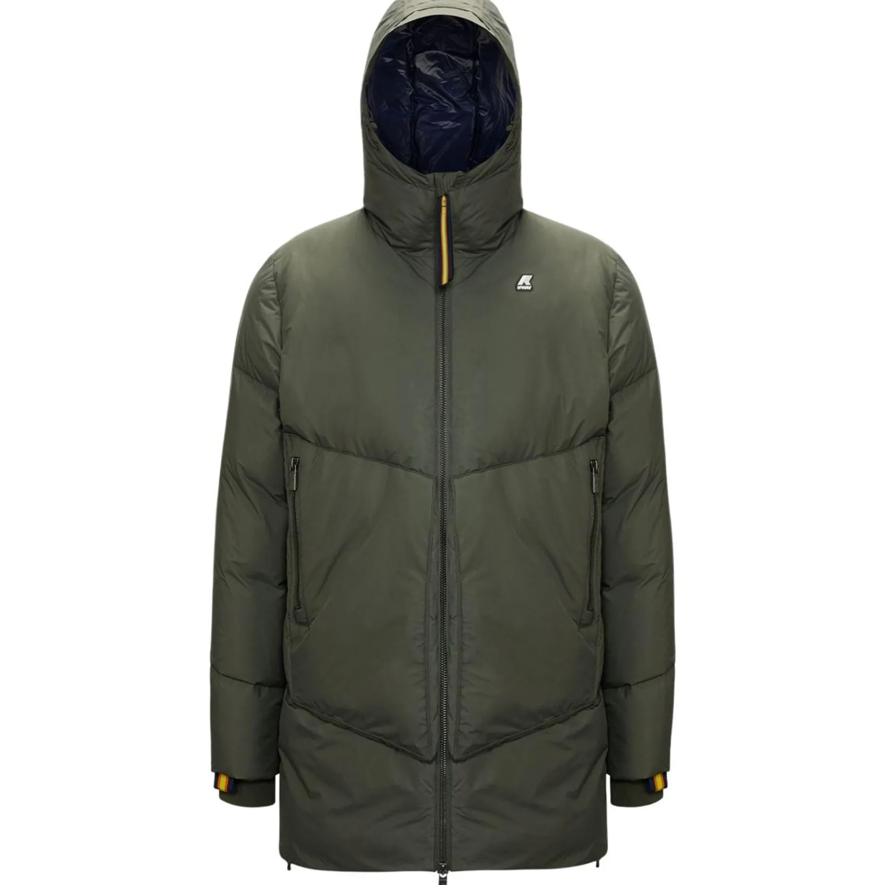 Trench & Parkas>K-WAY Hugh Thermo Soft Touch Green Black