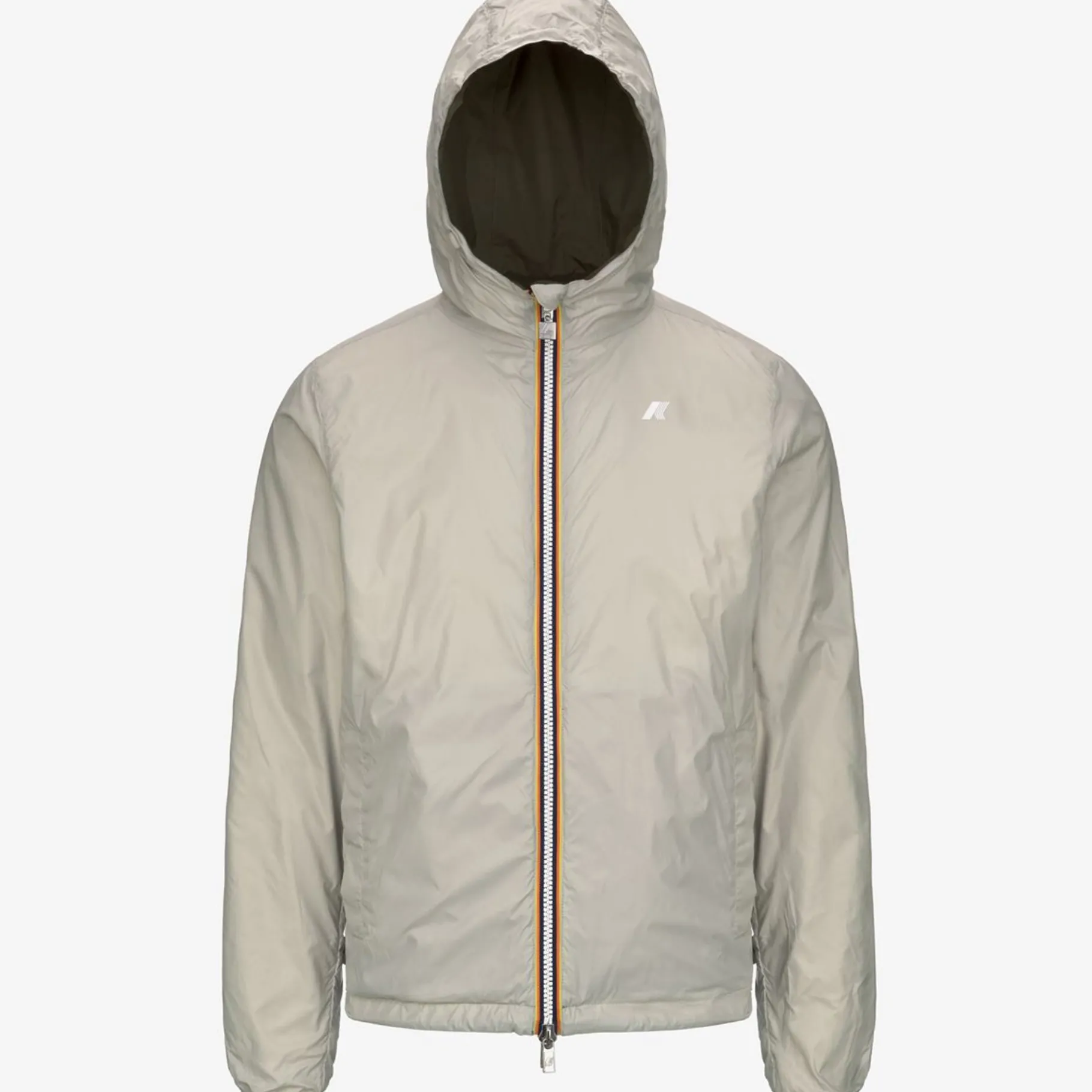 Vestes & Blousons>K-WAY Jack Eco Plus Double Green C Beige L