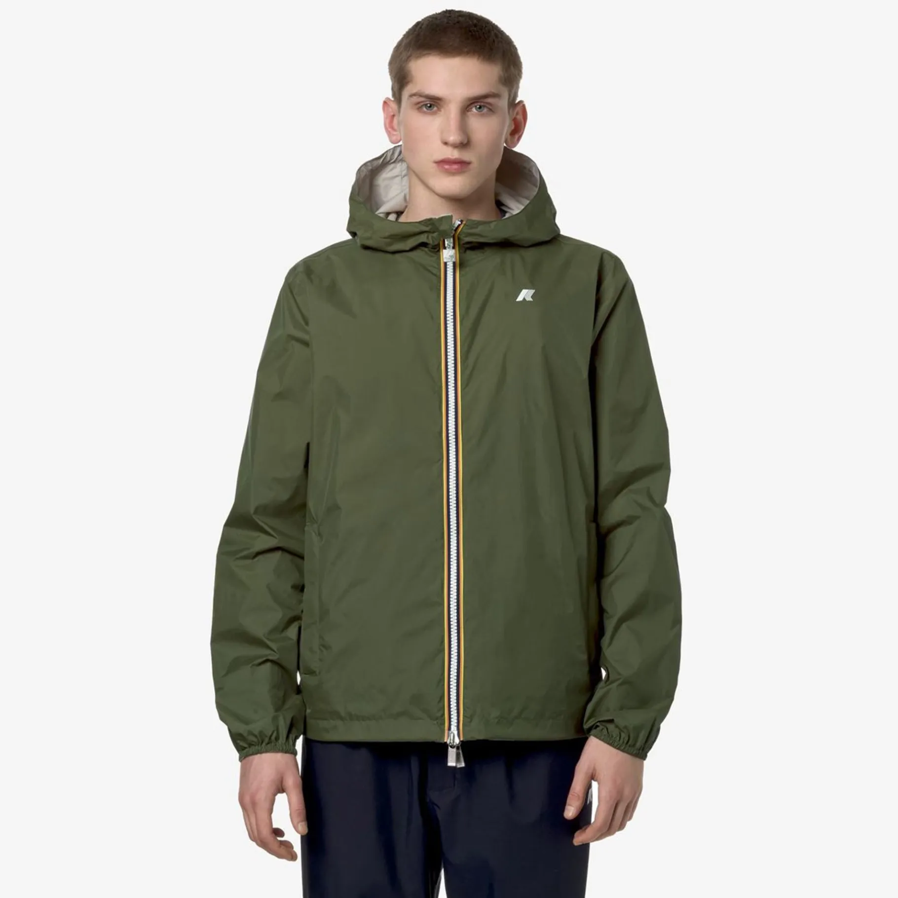 Vestes & Blousons>K-WAY Jack Eco Plus Double Green C Beige L