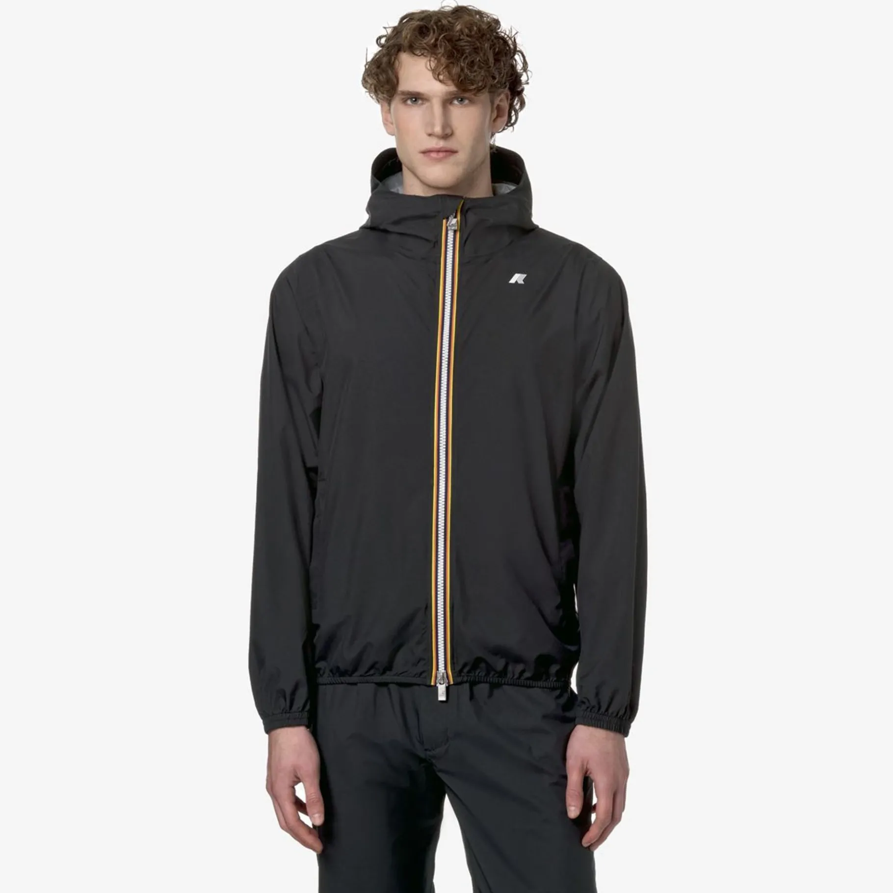 Vestes & Blousons>K-WAY Jack Eco Stretch Dot Black Pure