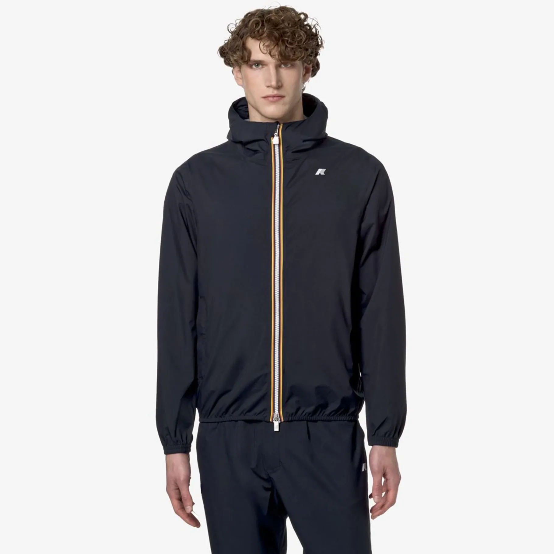 Vestes & Blousons>K-WAY Jack Eco Stretch Dot Depht Bleue