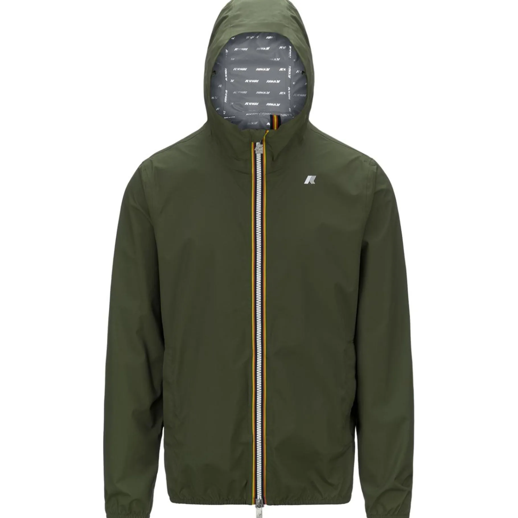 Vestes & Blousons>K-WAY Jack Eco Stretch Dot Green Cypress