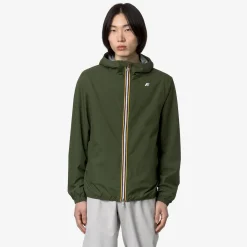 Vestes & Blousons>K-WAY Jack Eco Stretch Dot Green Cypress