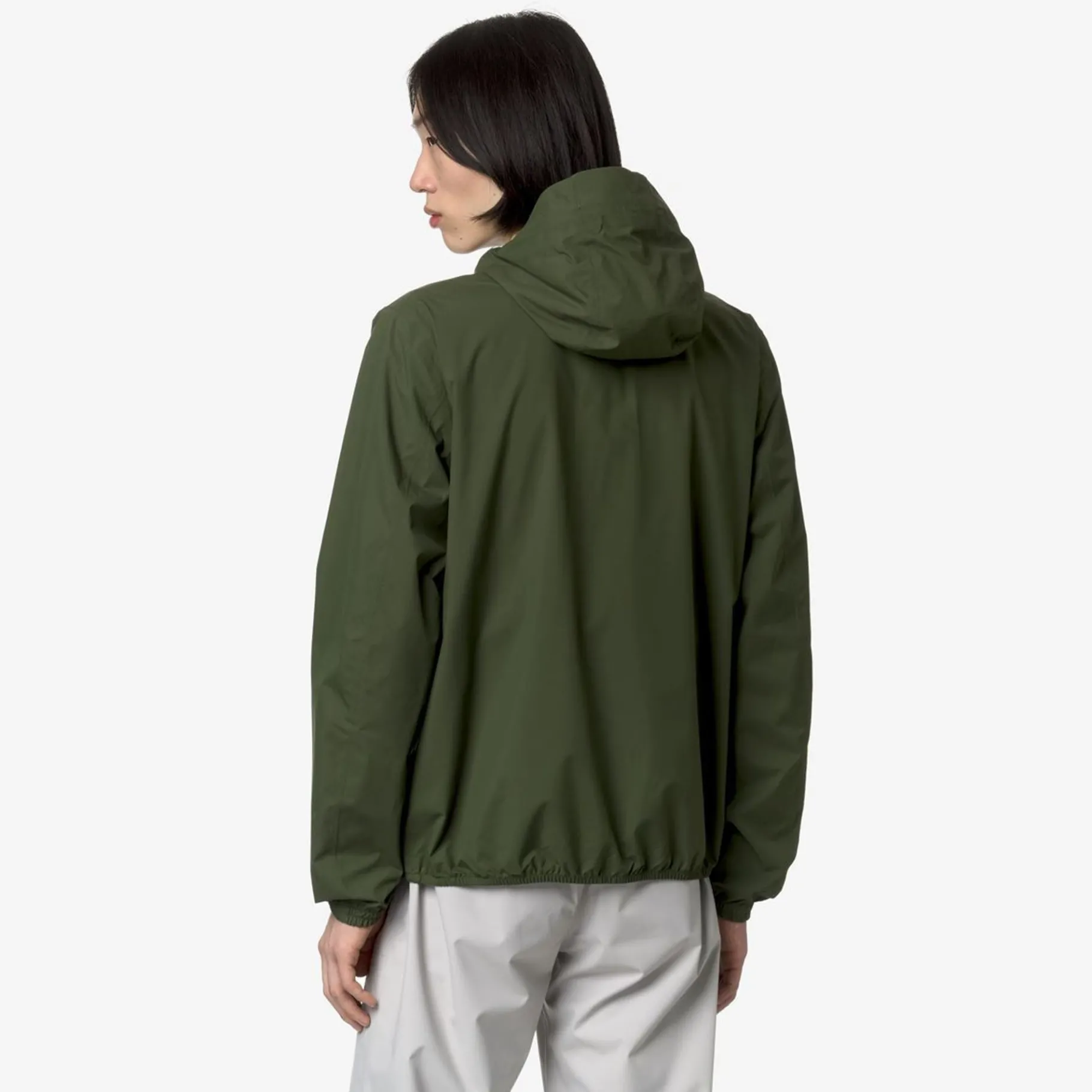 Vestes & Blousons>K-WAY Jack Eco Stretch Dot Green Cypress