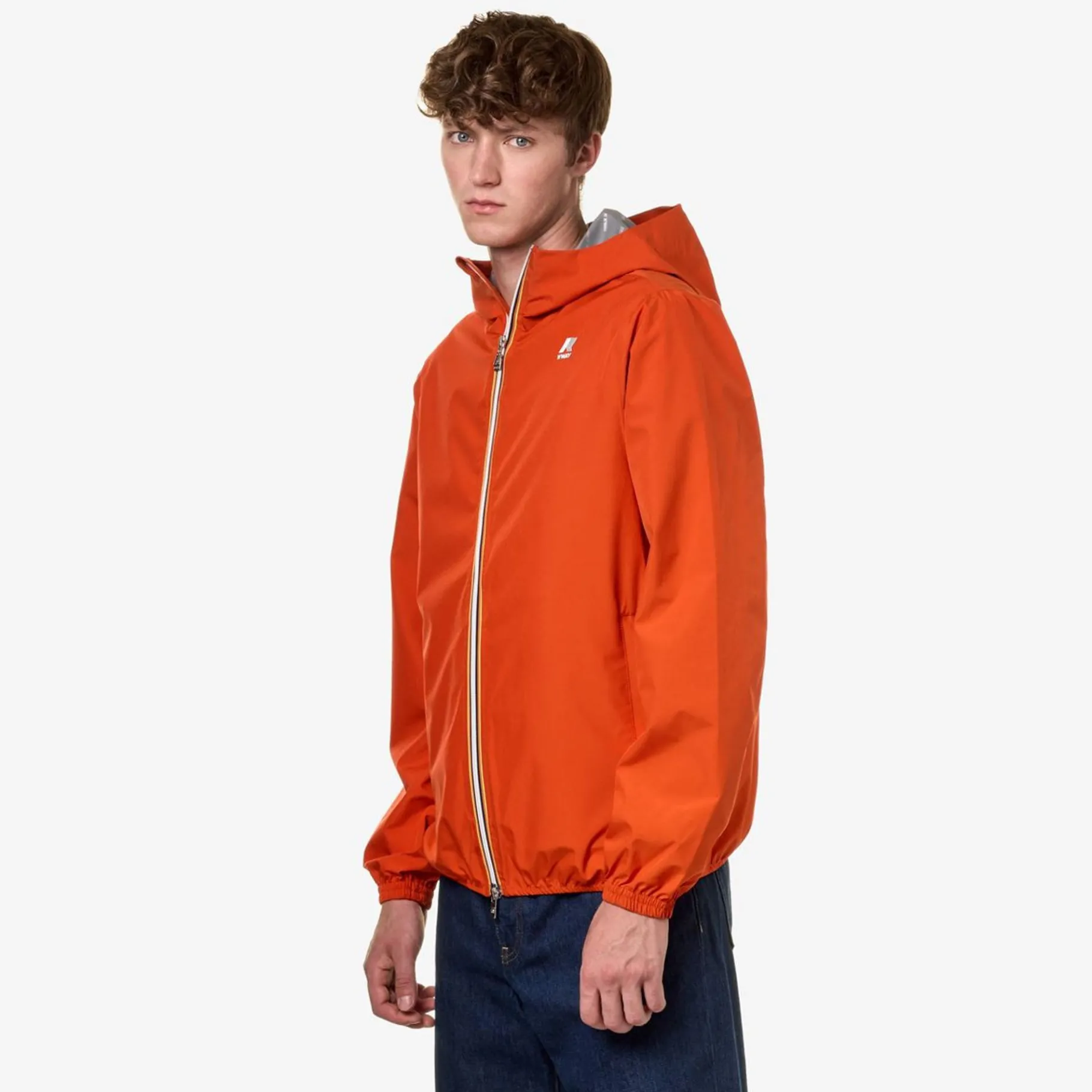 Vestes & Blousons>K-WAY Jack Eco Stretch Dot Orange Pumpkin