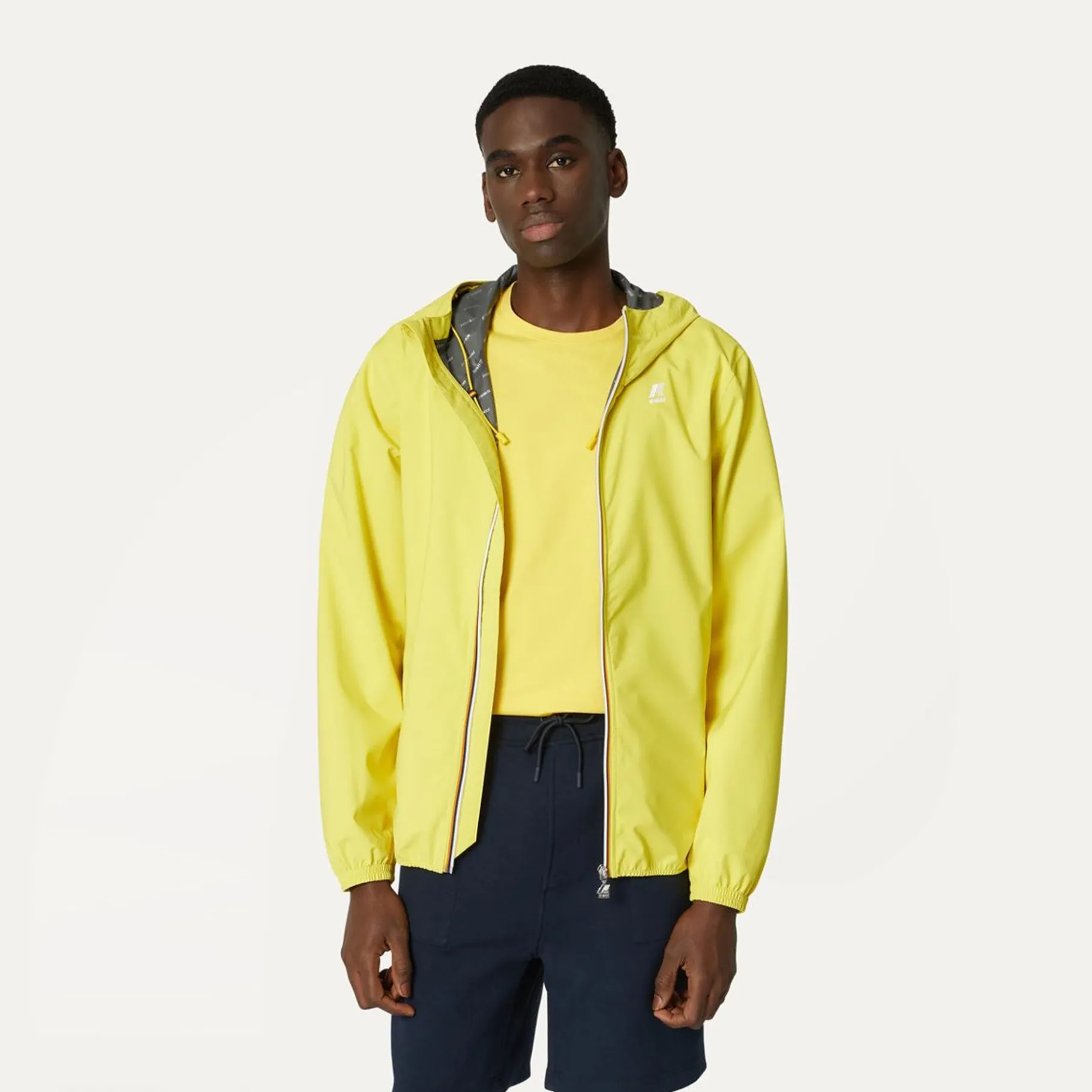 Vestes & Blousons>K-WAY Jack Stretch Dot Yellow Sunstruck