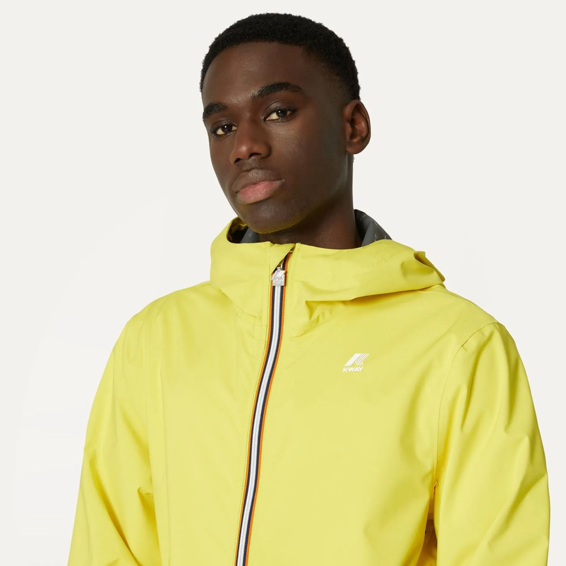 Vestes & Blousons>K-WAY Jack Stretch Dot Yellow Sunstruck