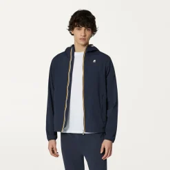 Vestes & Blousons>K-WAY Jack Stretch Nylon Jersey Depht Blue