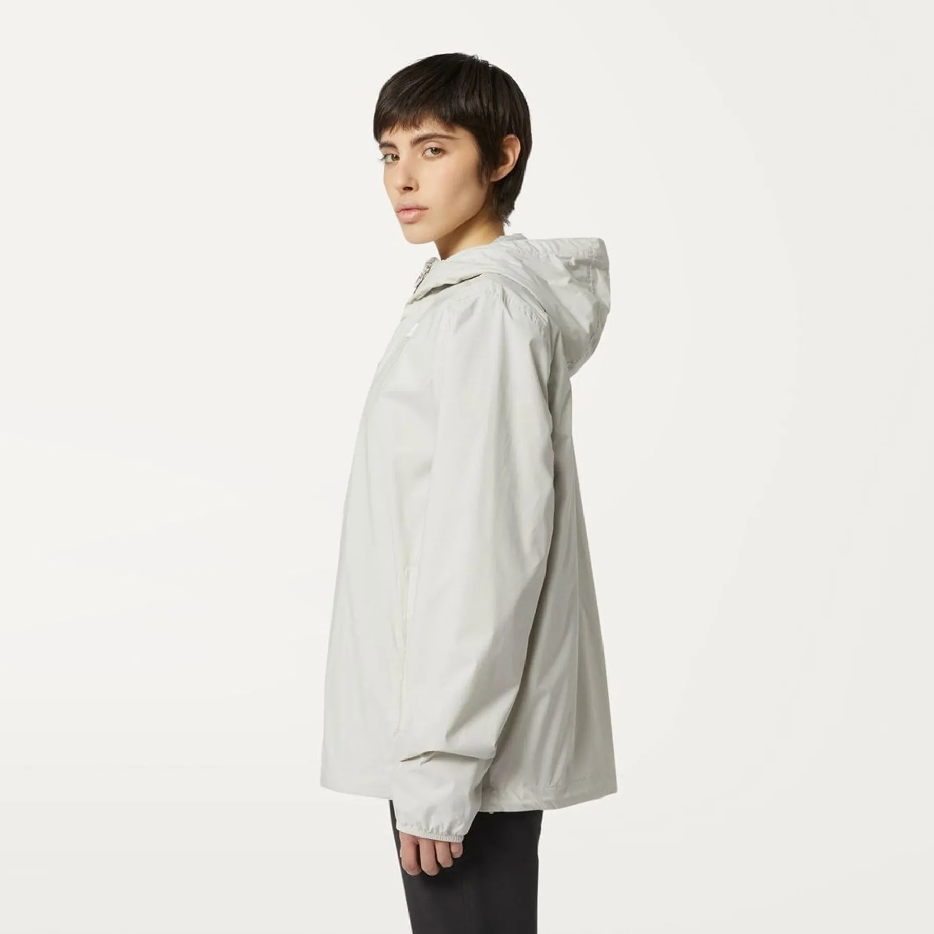 Vestes & Blousons>K-WAY Jack Stretch Nylon Jersey Beige Lt