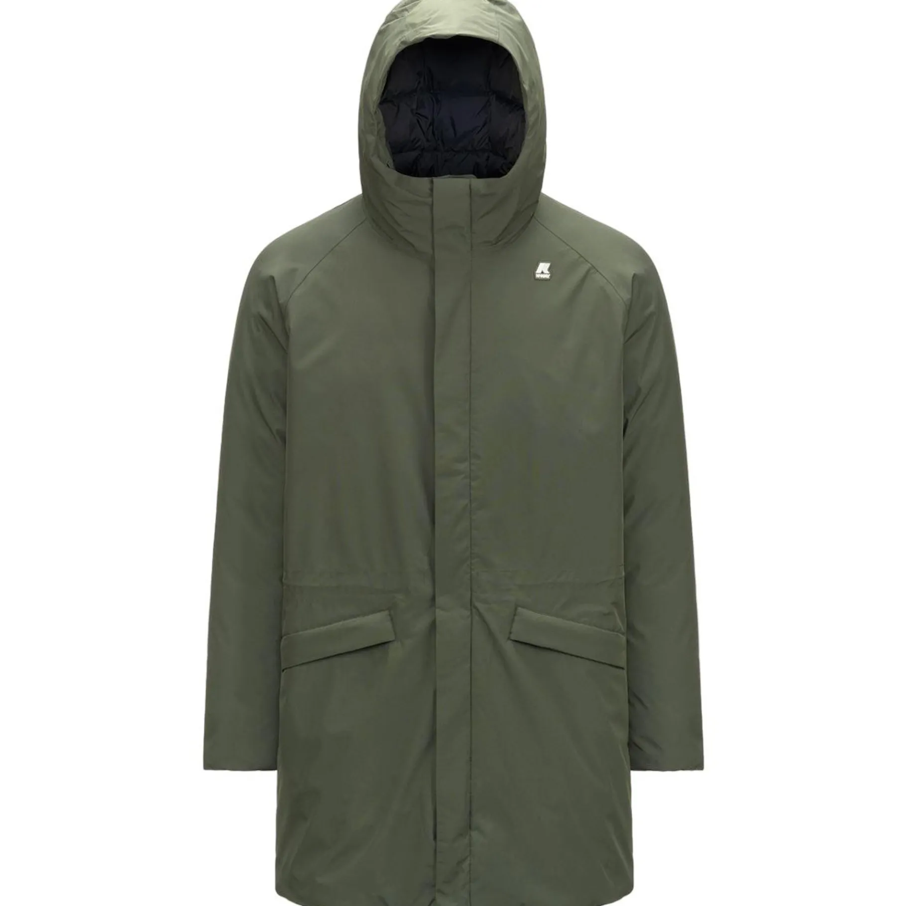 Trench & Parkas>K-WAY Jeremy Eco Stretch Prime Green Black Black Pure