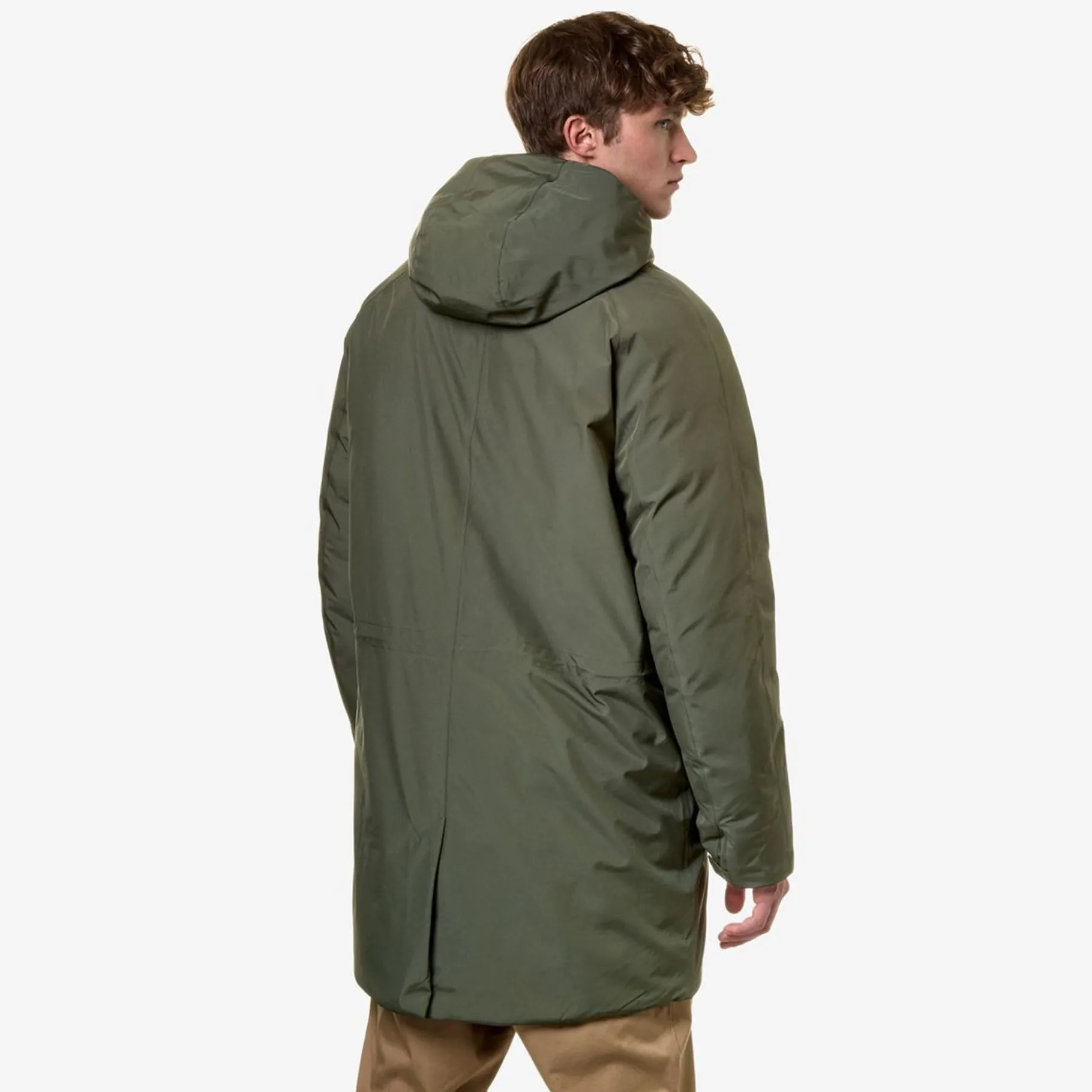 Trench & Parkas>K-WAY Jeremy Eco Stretch Prime Green Black Black Pure