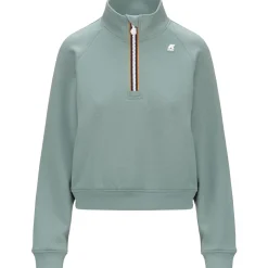 Sweats & Pulls>K-WAY Jeune Light Spacer Green Mold