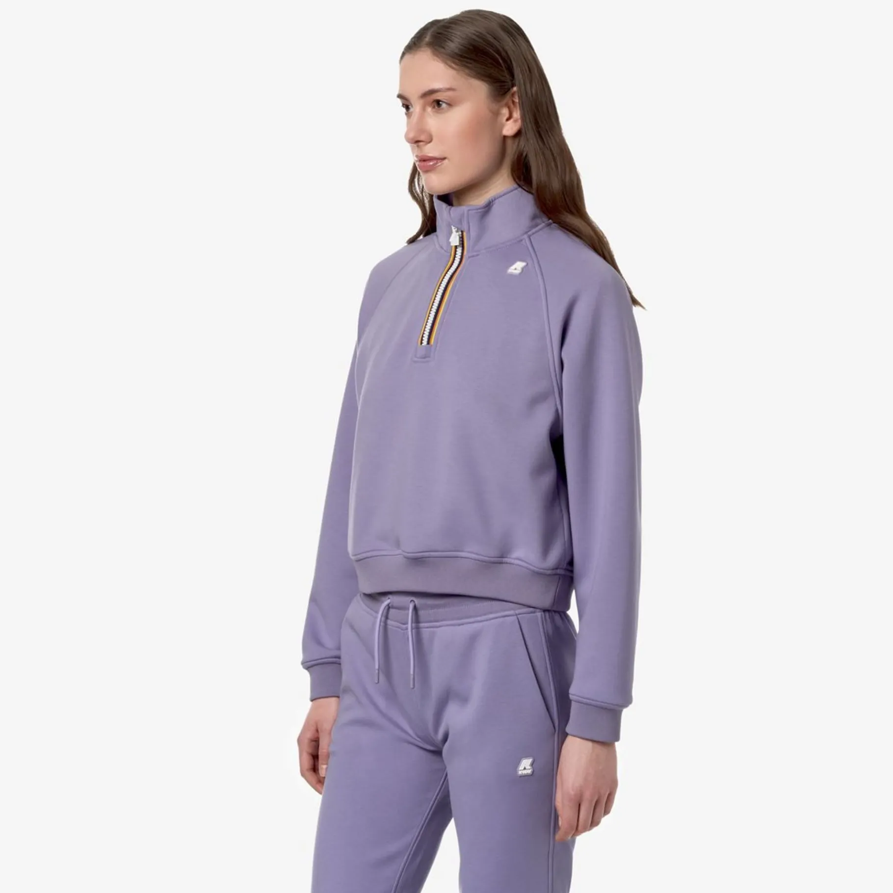 Sweats & Pulls>K-WAY Jeune Light Spacer Violet Glicine