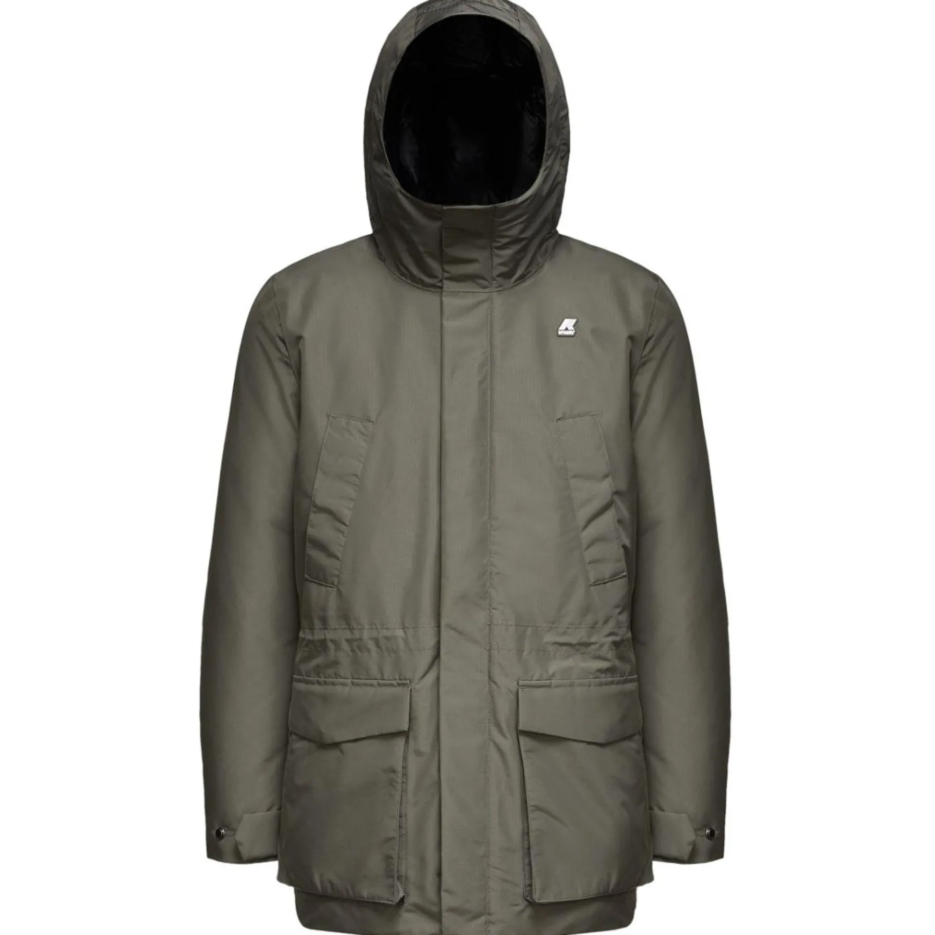 Trench & Parkas>K-WAY Joshua Thermo Heavy Green B - Black
