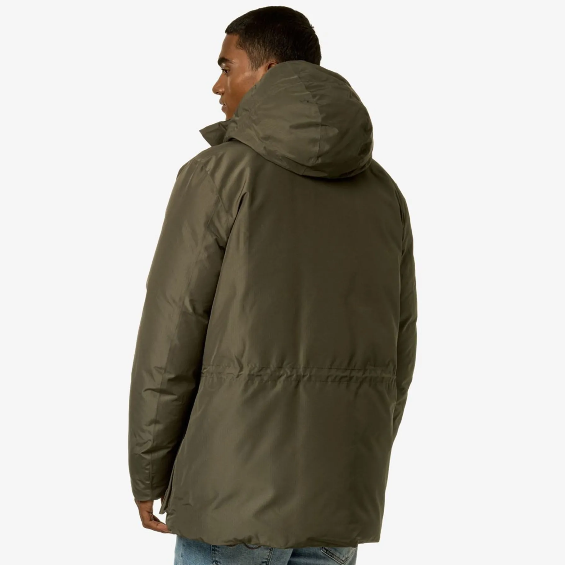 Trench & Parkas>K-WAY Joshua Thermo Heavy Green B - Black