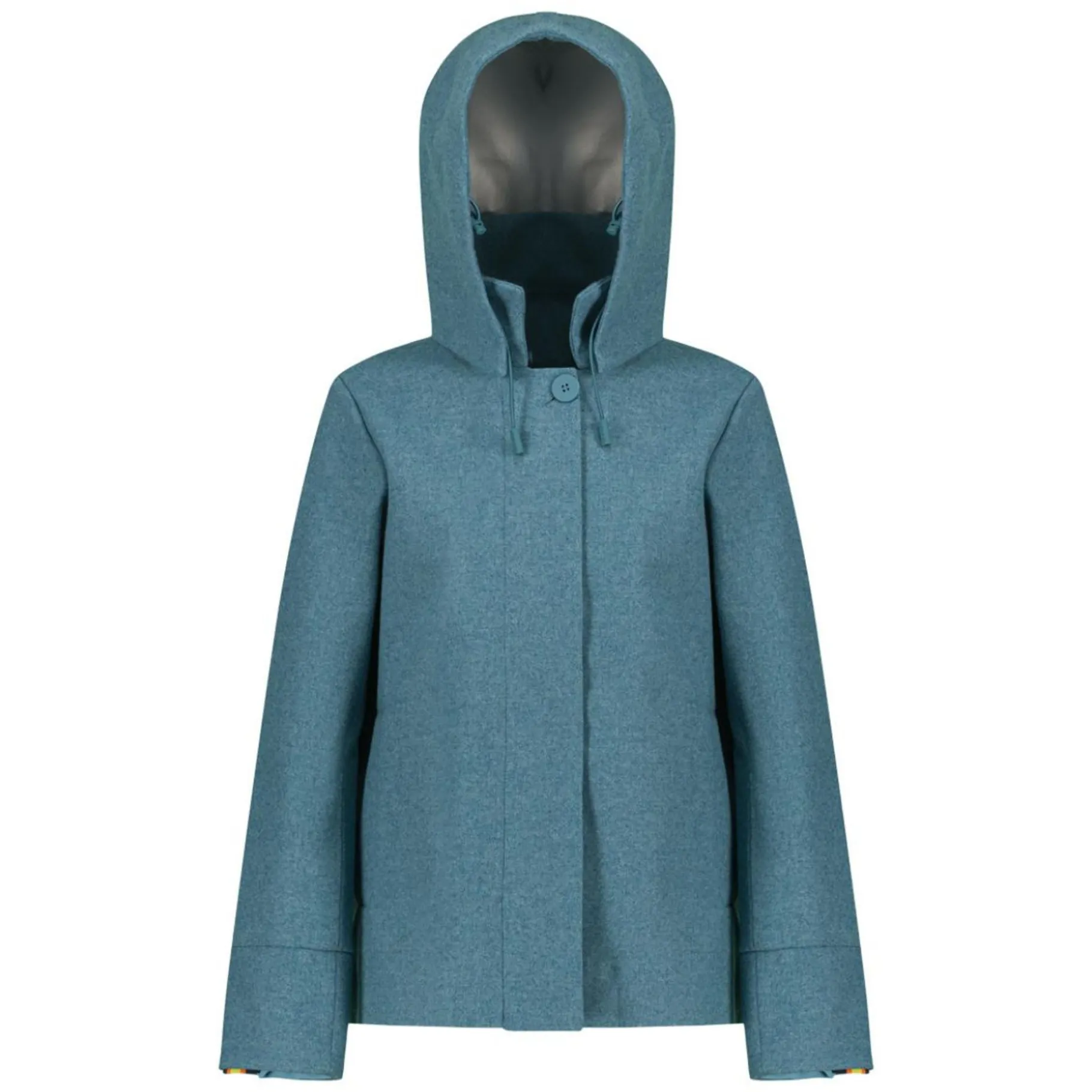 Vestes & Blousons>K-WAY Josy Melange Wool 2L- Green A Melange