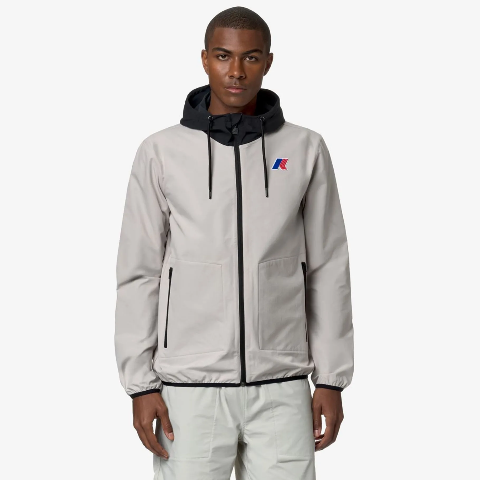 Vestes & Blousons>K-WAY Juno Lf - Beigel Blackp