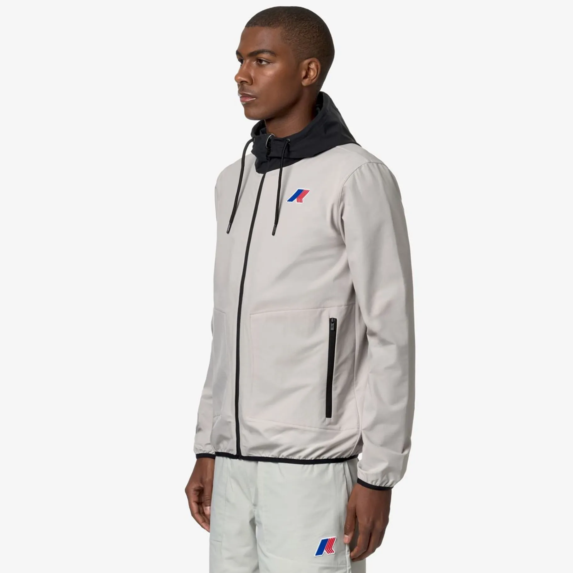 Vestes & Blousons>K-WAY Juno Lf - Beigel Blackp