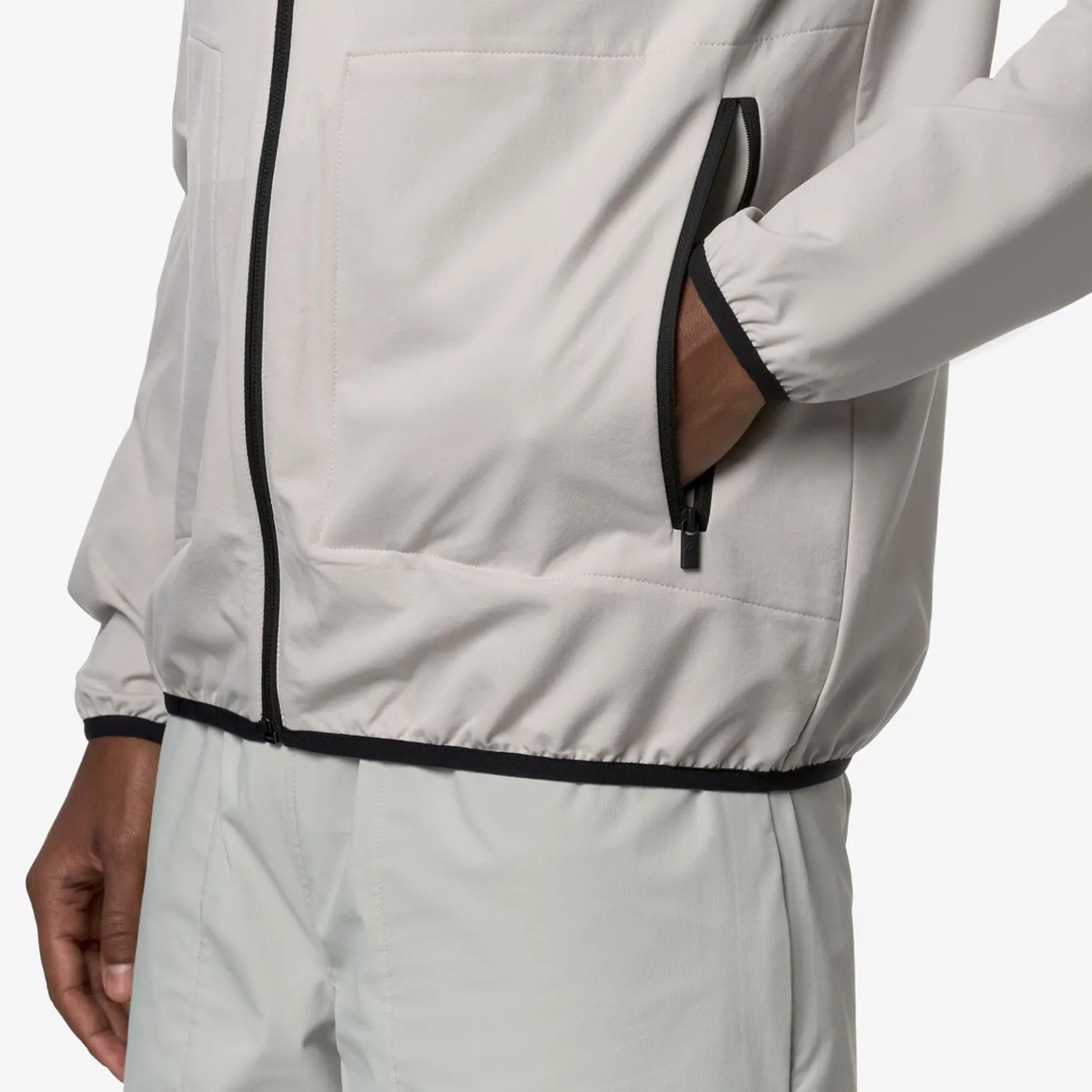 Vestes & Blousons>K-WAY Juno Lf - Beigel Blackp