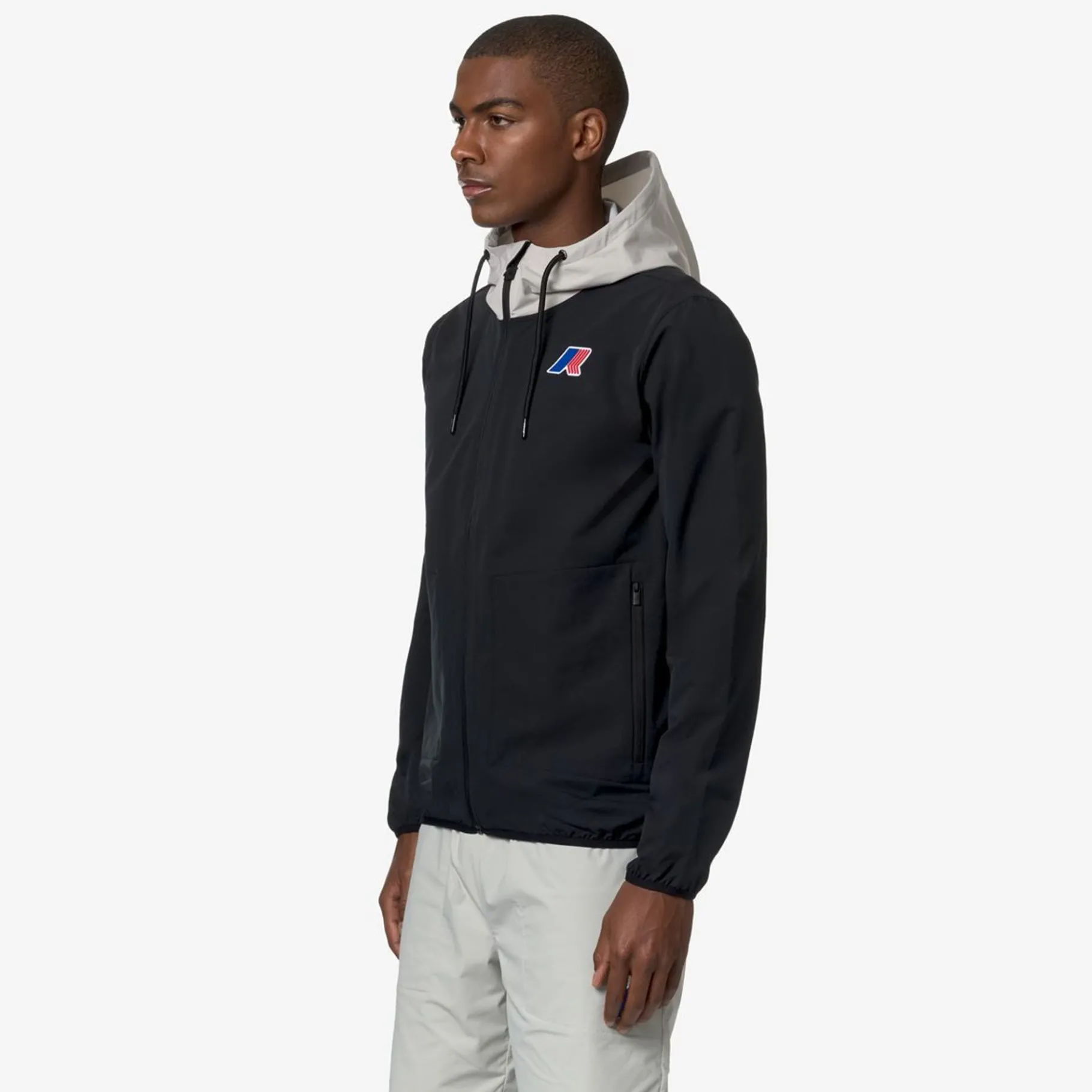 Vestes & Blousons>K-WAY Juno Lf - Blackp Beige