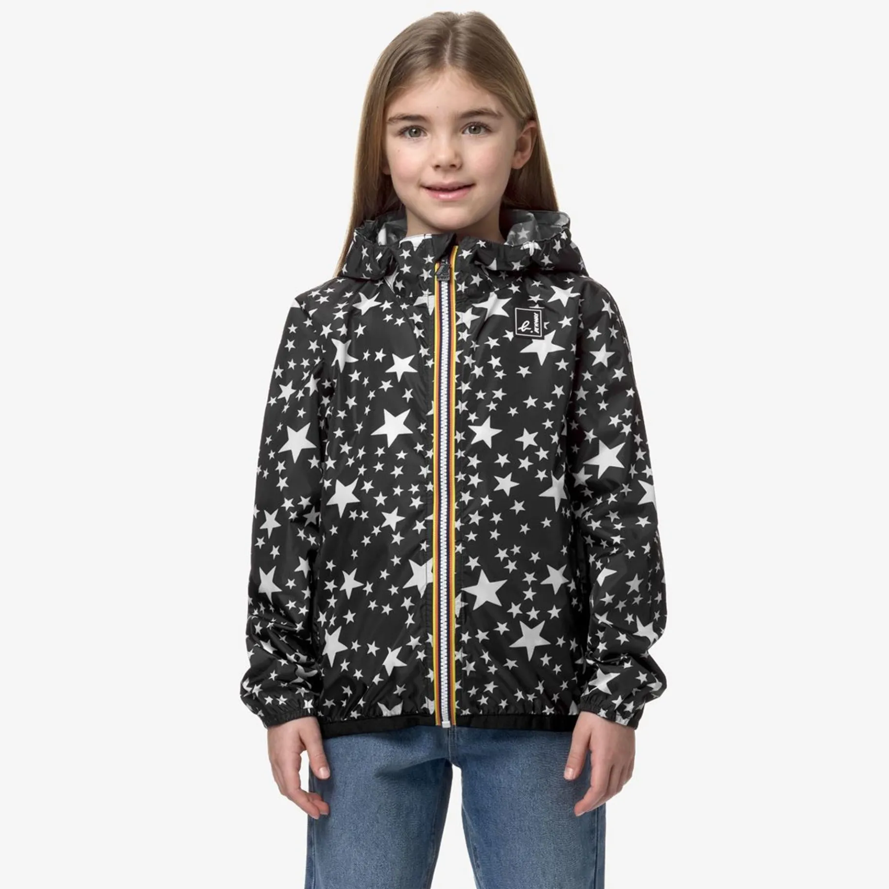 Vestes & Blousons>K-WAY X Agnes B. Le Vrai 3.0 Claude Kid Stars Graphic