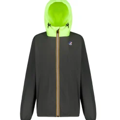 Imperméables & Coupes-Vent>K-WAY Le Vrai 3.0 Claude Bi-Colour G R E E N B L A C K I St - Yello W