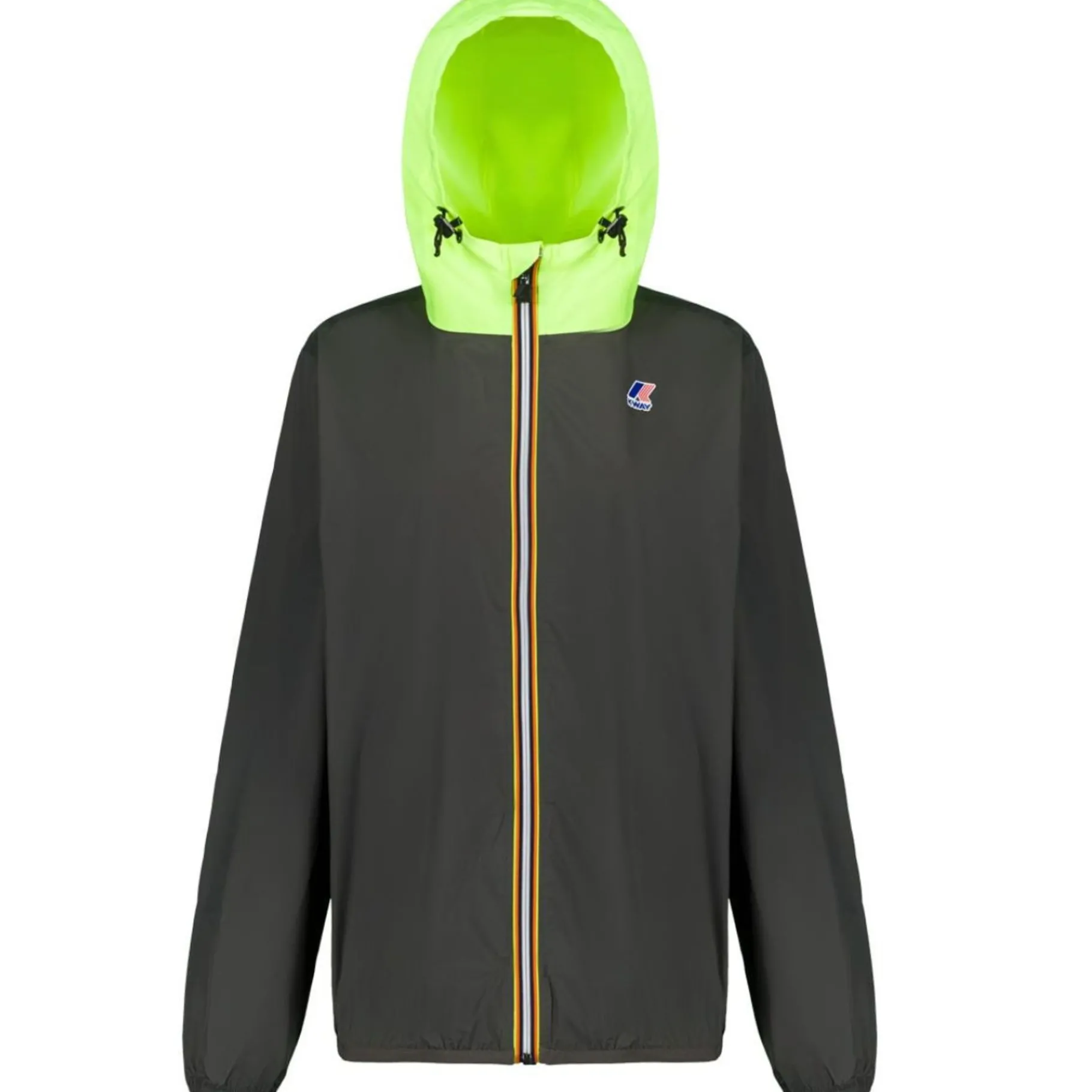 Imperméables & Coupes-Vent>K-WAY Le Vrai 3.0 Claude Bi-Colour G R E E N B L A C K I St - Yello W