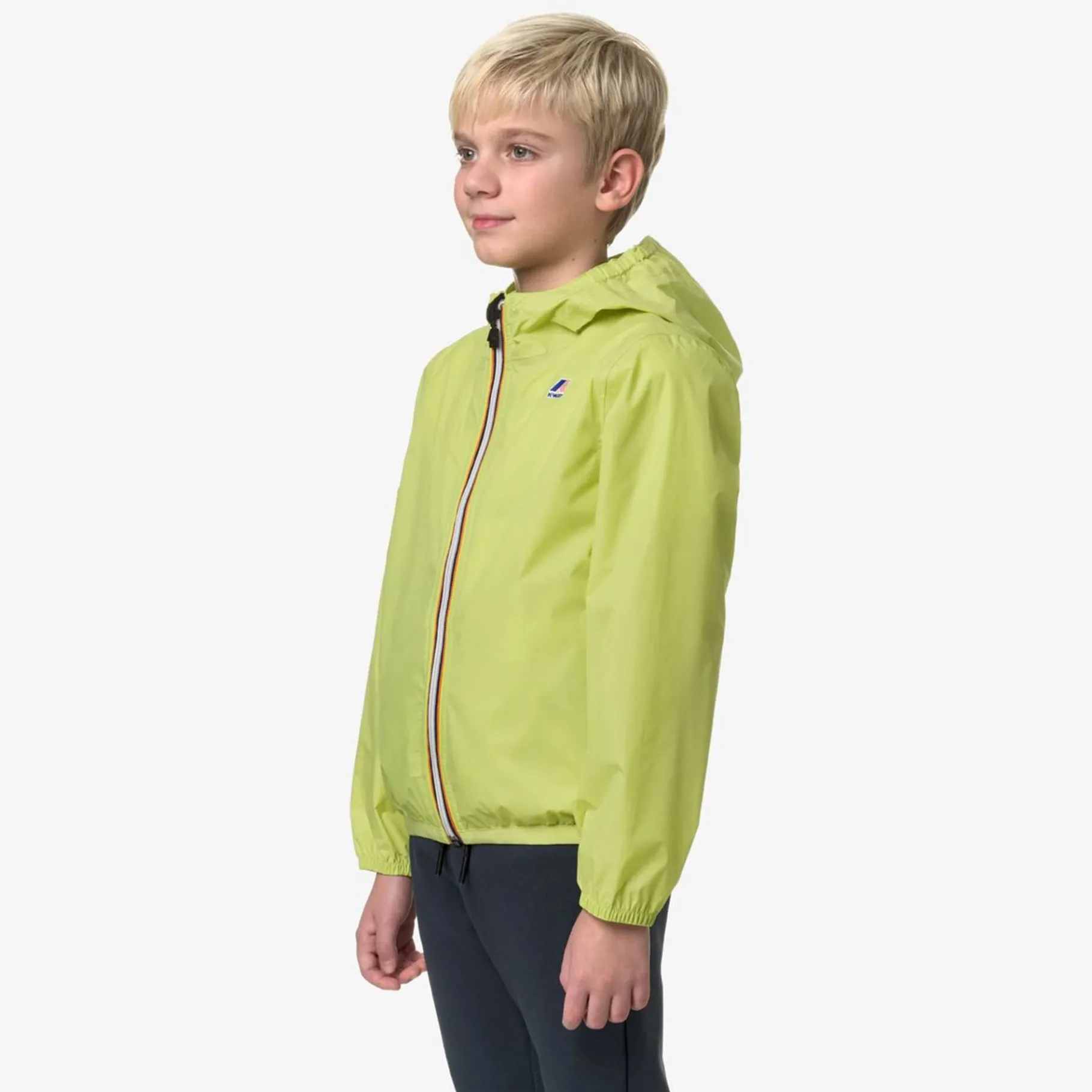 Imperméables & Coupe-Vent>K-WAY Le Vrai 3.0 Claude Kids Green Celery