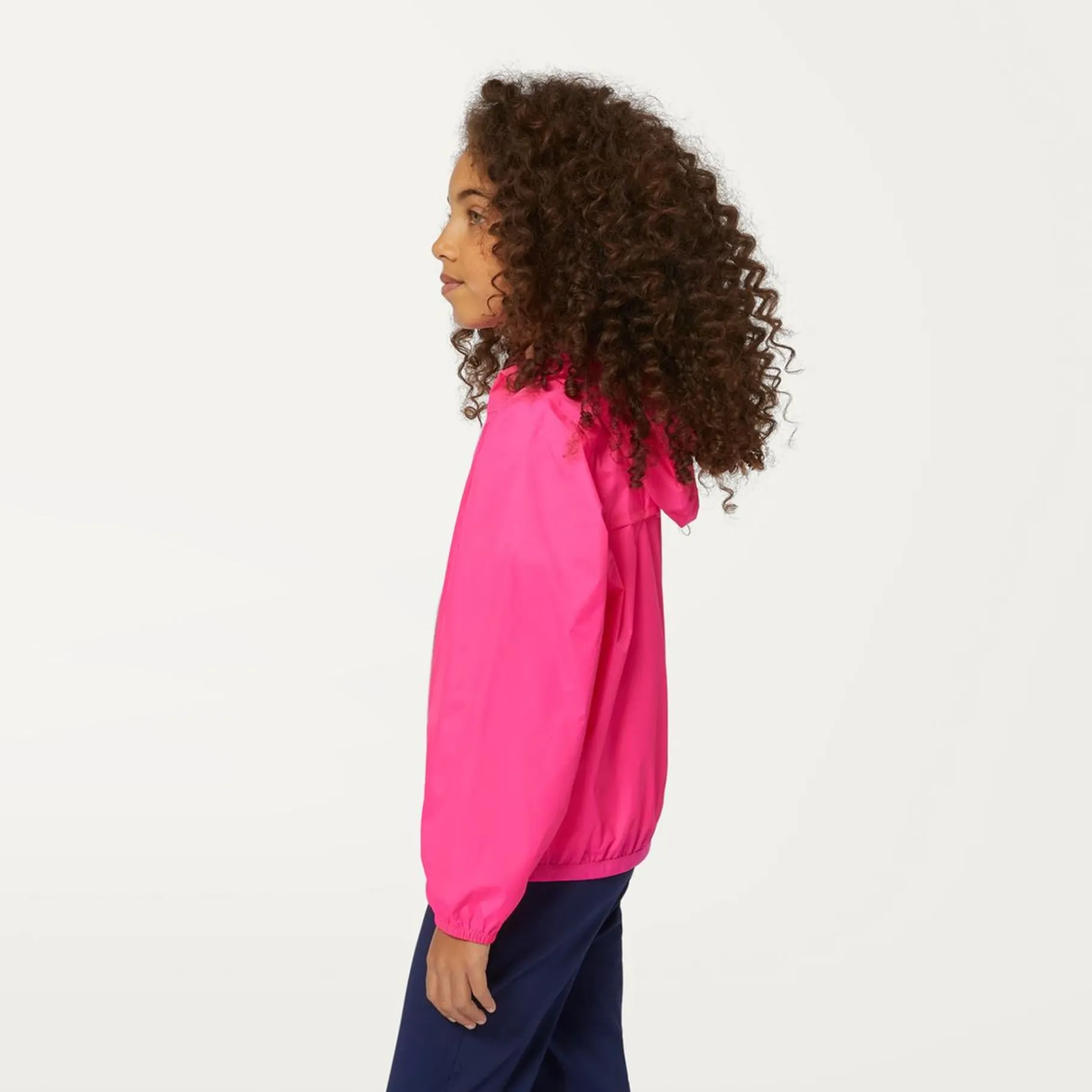 Imperméables & Coupe-Vent>K-WAY Le Vrai 3.0 Claude Kids Pink Intense