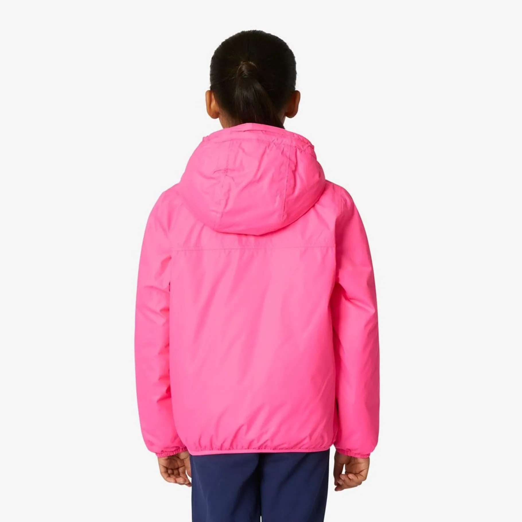 Vestes & Blousons>K-WAY Le Vrai 3.0 Claude Orsetto Kids Ecru - Pink Intense