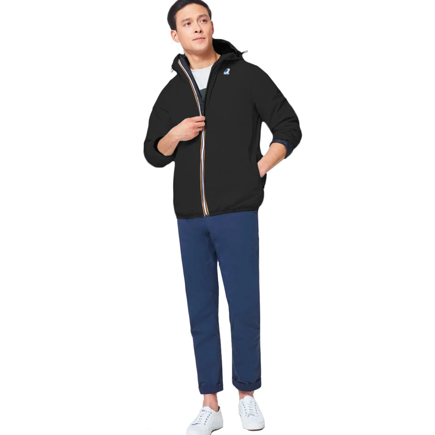 Vestes & Blousons>K-WAY Le Vrai 3.0 Claude Warm Black Pure