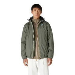 Vestes & Blousons>K-WAY Le Vrai 3.0 Claude Warm Green Blackish